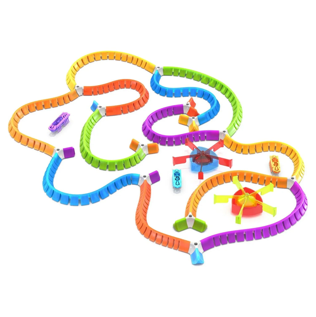 Batteries Flash - Over - Included - own - Playset and Pieces Sensory for Colorful 40 Playground Nano Mold Land Your Kids Multicolor HEXBUG Nano