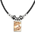 Torque Jewelry Necklace May June Leather Pendant Rope Geni Constellation Zodiac