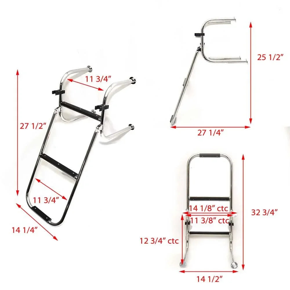 Ladder Challenger | Boat 3 01-11-41-0002A 27 Step Inch Transom 1/2