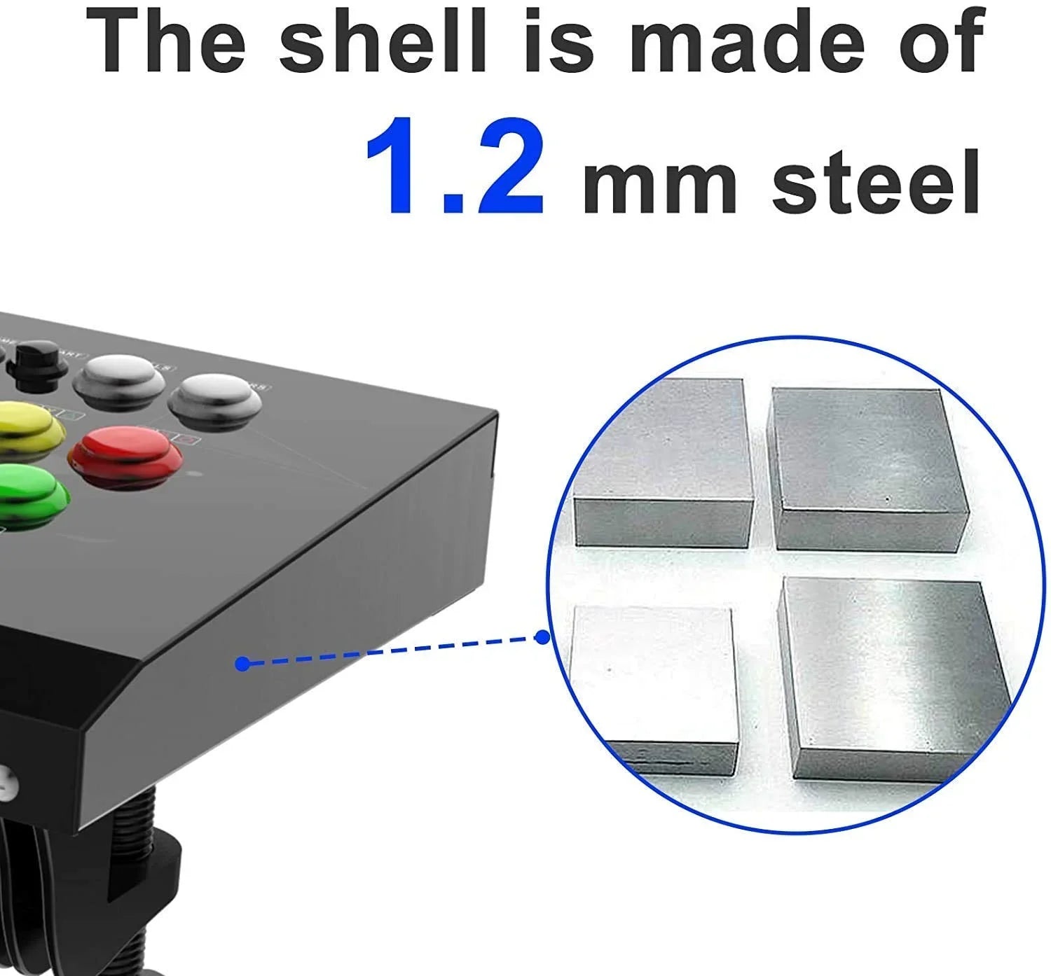Fight Sticks Pro, PS3,Raspberry Nintendo PC Stick for Joystick PS Fighter PC,Arcade Controller Mini, Video Switch, Fighting Android PC, Classic, NeoGeo Pi, Joysticks Street Game Fight NEOGEO