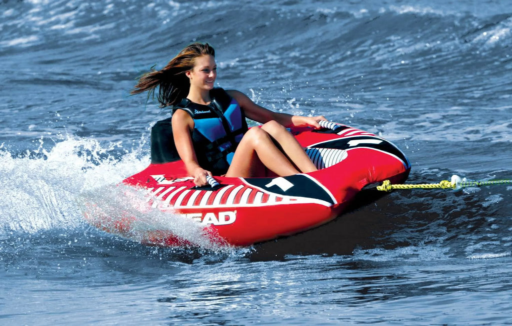 Tube Single AIRHEAD w/ Cockpit 1 AHVI-F1 Rider Inflatable Viper Towable Tow Rope