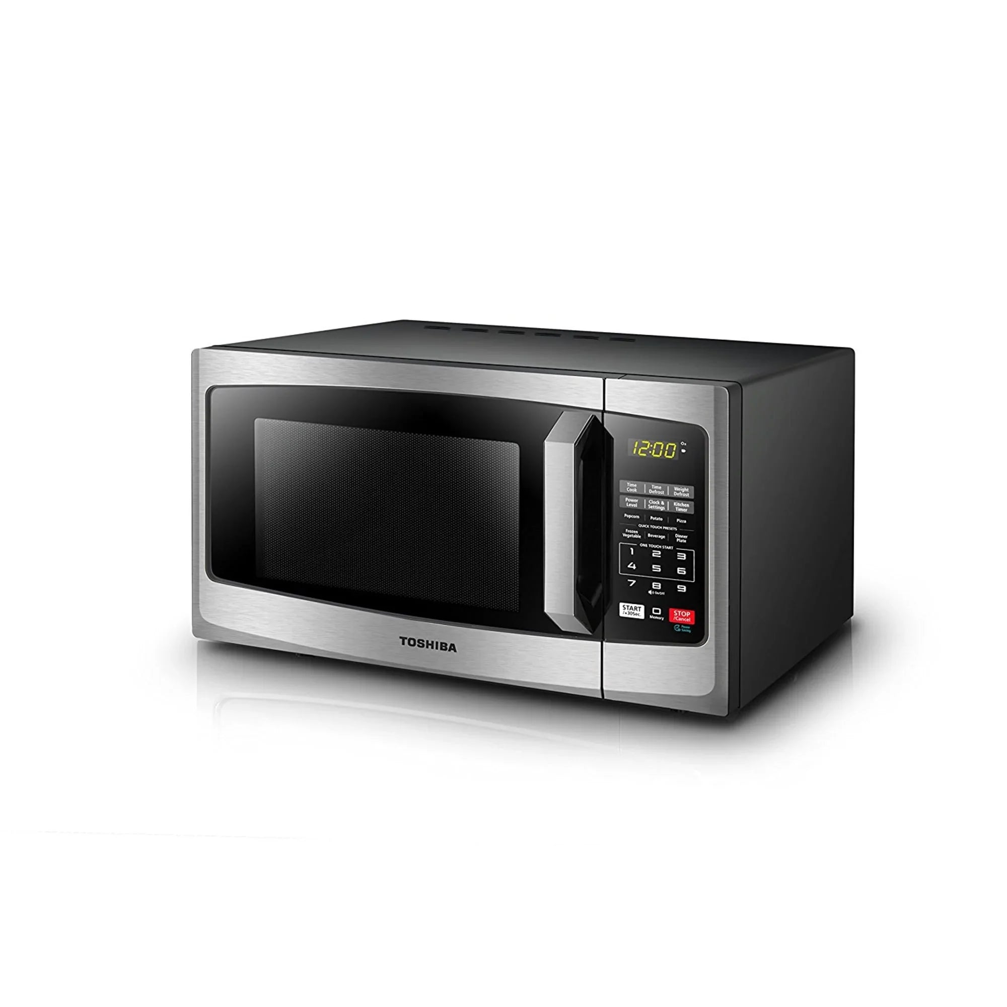 Toshiba ML2-EM25PAESS Stainless Ft. Steel Microwave, Cu. 0.9