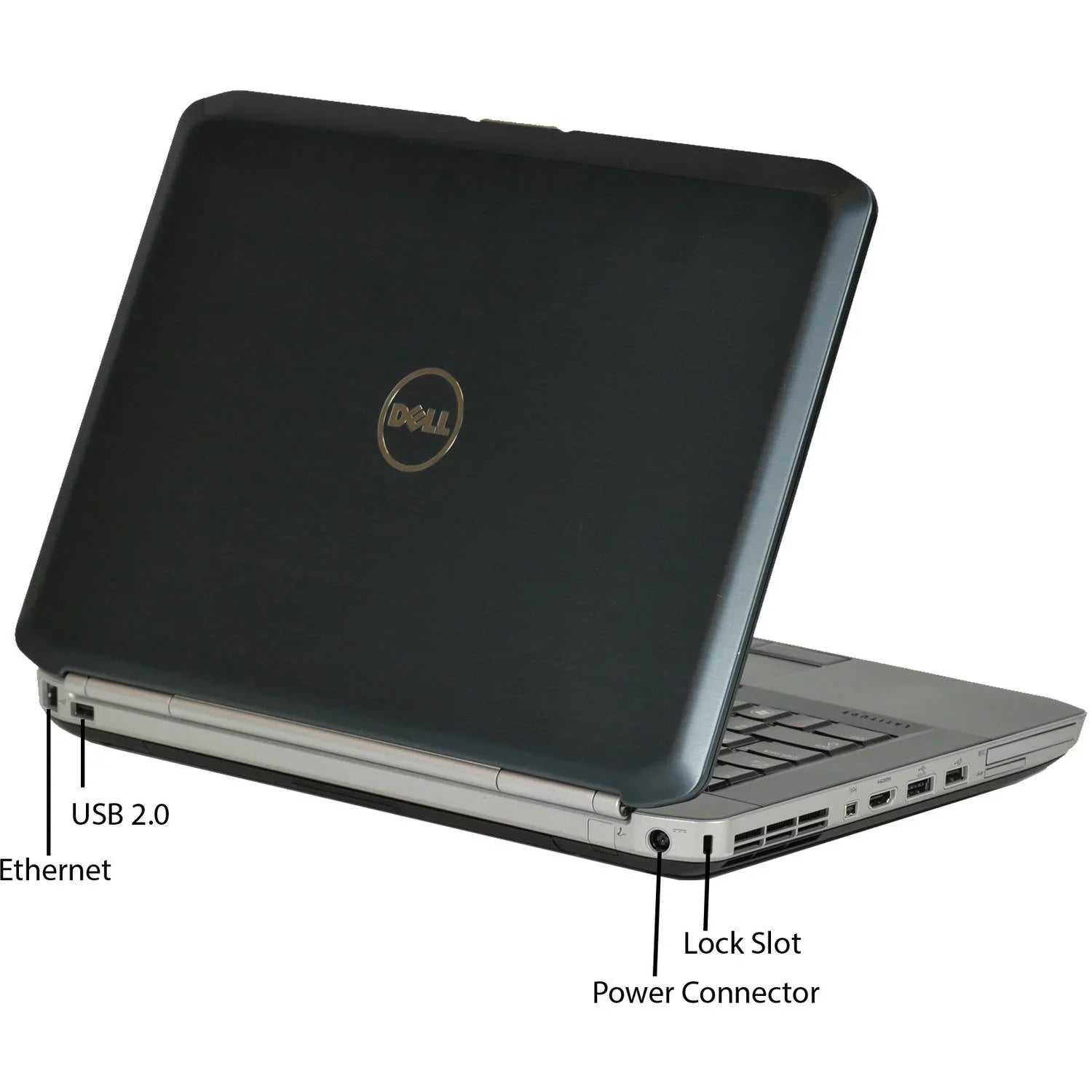 i5 and Core Home Windows 500GB 6GB Latitude Drive E5420 Processor, Memory, Intel Hard PC Black Restored (Refurbished) Laptop 10 with Dell 14"