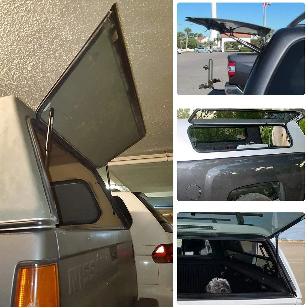 Truck Shocks 28Lbs/127N Shell Set C16-02622 2 Door, 17" Rear Pickup Gas Canopy Vepagoo Leer Window, Camper Struts of ARE Topper for Cab