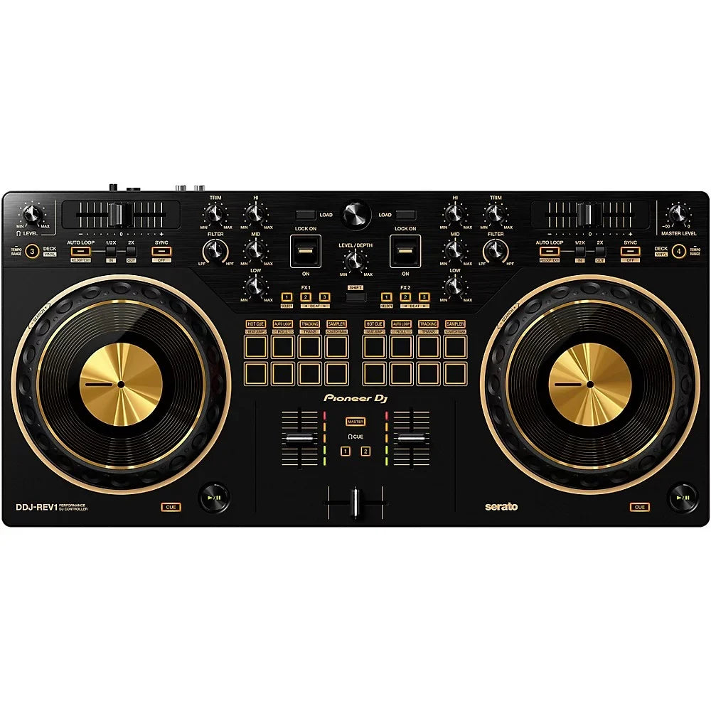 Performance in Controller Serato Pioneer Limited-Edition DJ DJ Gold DDJ-REV1-N