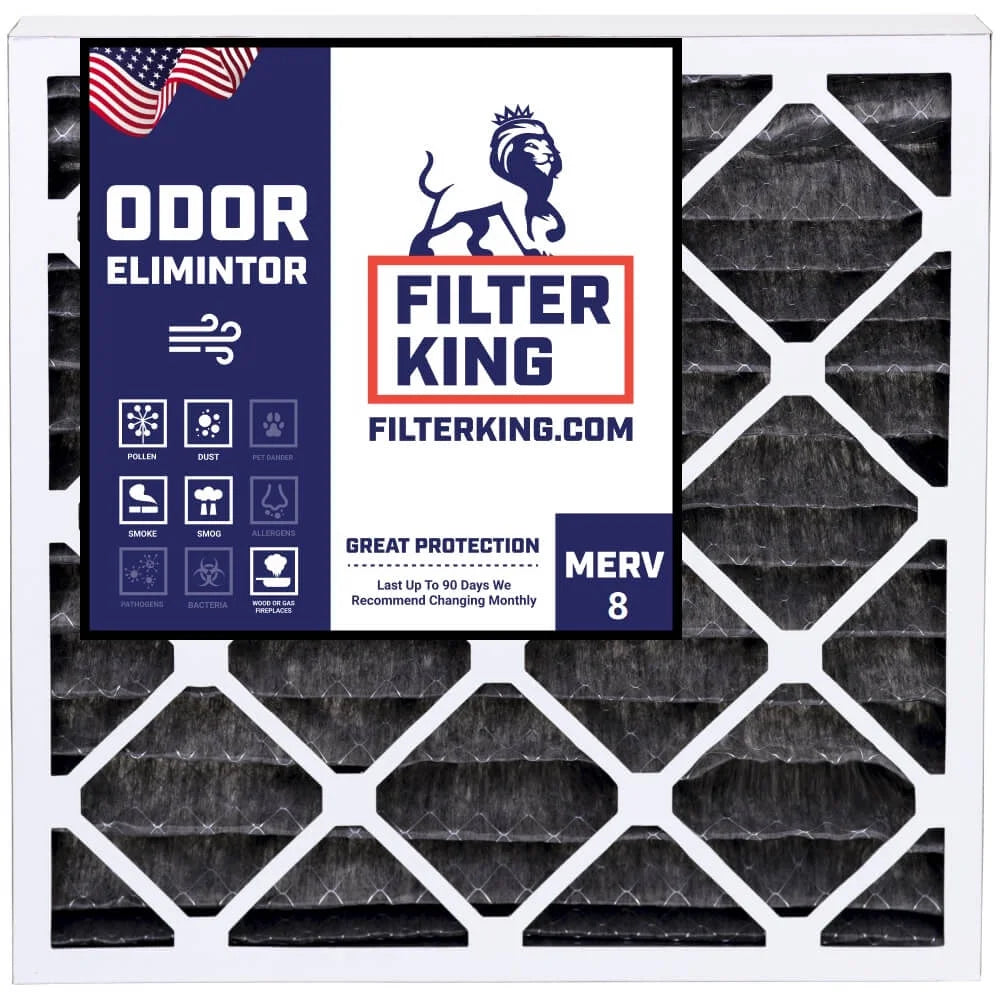 HVAC | MADE Actual Carbon King Pleated Furnace | 23.5 Size: x Filters 16x24x1 15.5 | A/C | USA Air IN 8 x .75" Filter Filter 4-PACK MERV