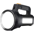 With Lumens Light Camping Flashlight Led Rechargeable 15000 Led Modes, Flashlight 6 Bright Super For Emergency (black) Waterproof
