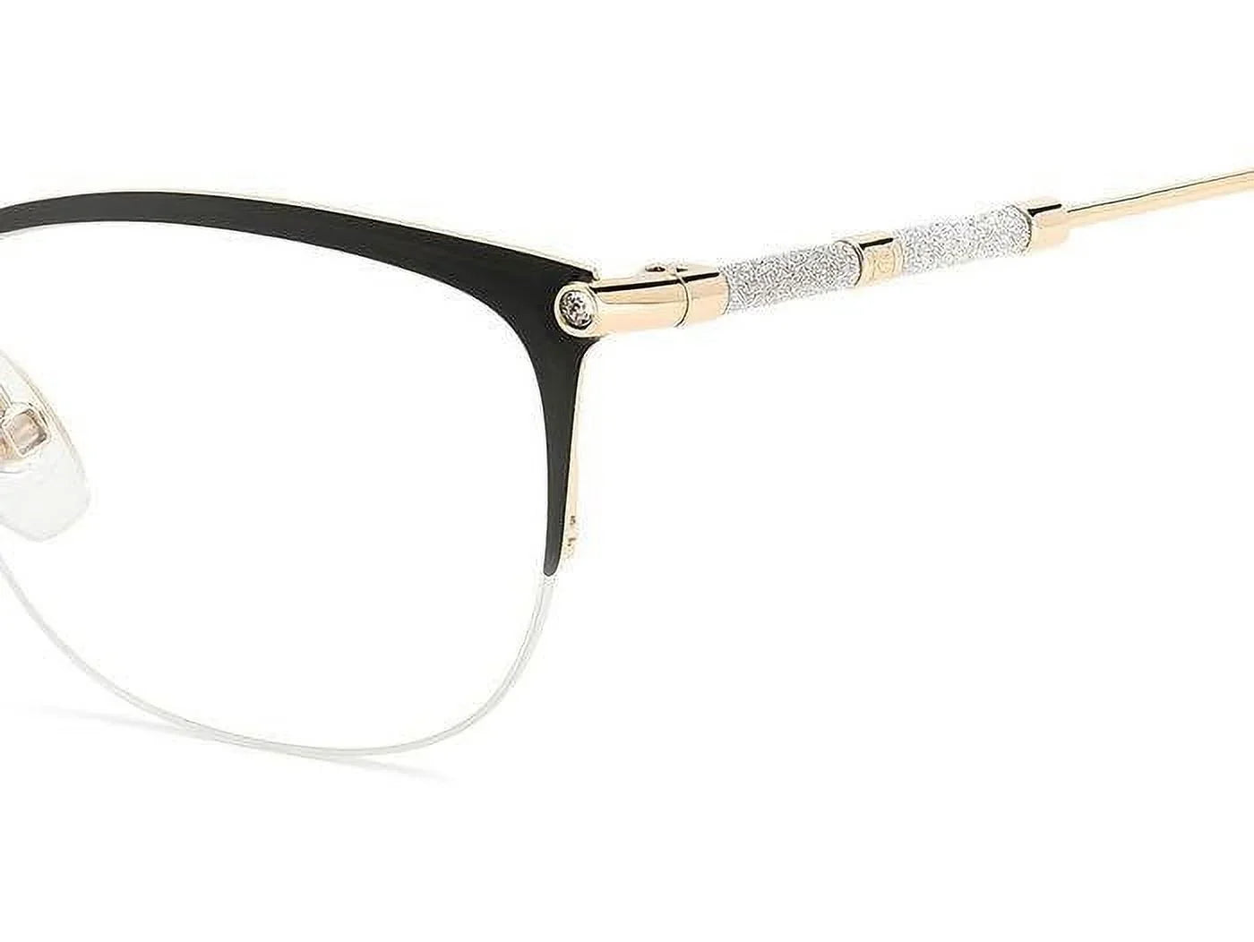 Herrera 0153 HER Carolina Gold Eyeglasses RHL Black