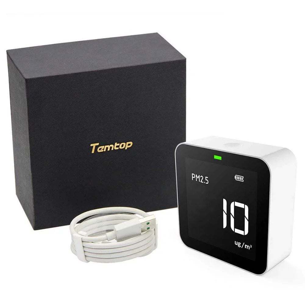 for TVOC Monitor AQI Real-Time HCHO Tester Temtop M10 Air Quality PM2.5 Indoor