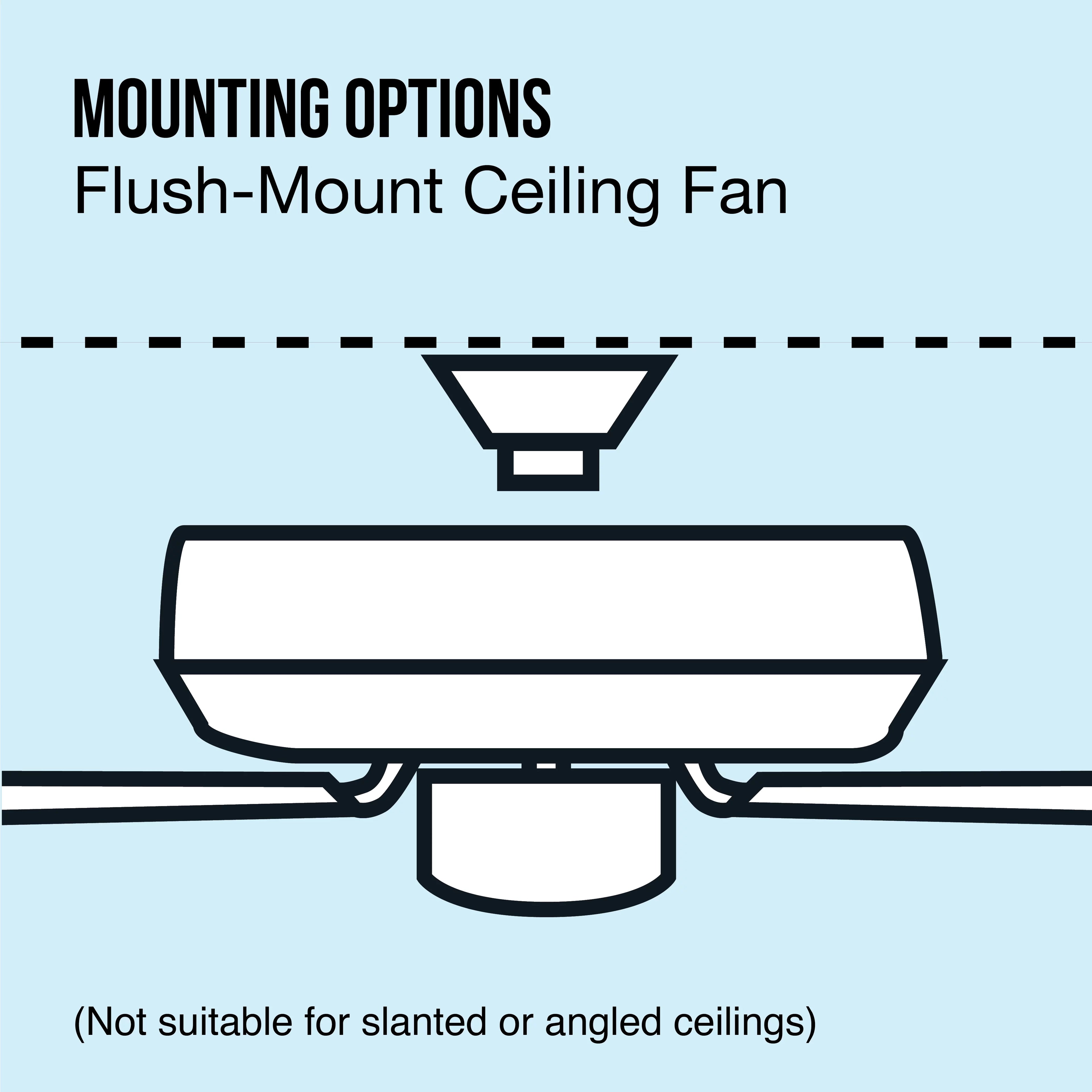 Indoor White, Kit, Hugger Ceiling Mainstays 52 5 Reverse Airflow Light Fan inch with Blades,