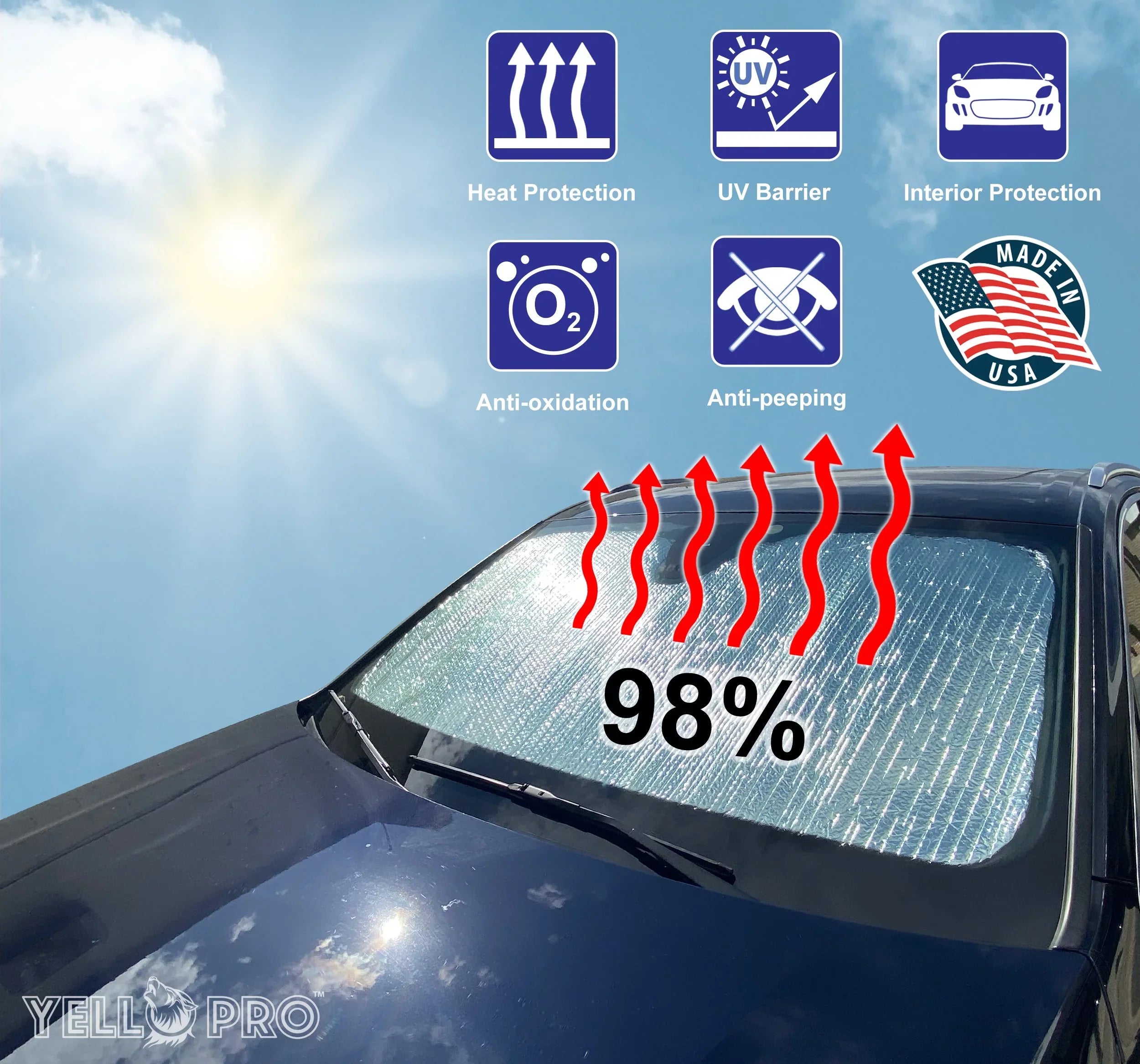 Quad Truck 2019-2023 Windshield RAM Cab Cab Mega Cab, for Pickup 2Dr Sunshade Regular Cab Crew 4Dr 1500 Dodge Front