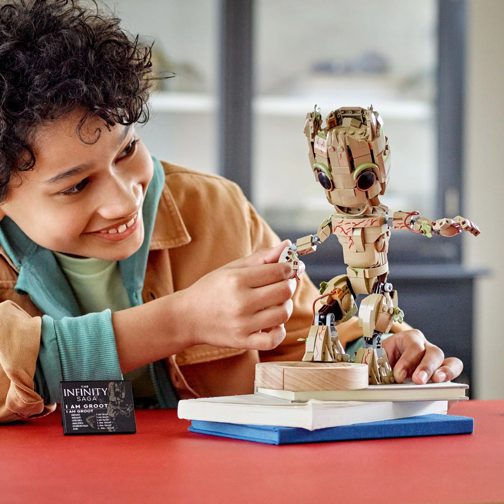 Guardians Groot Groot 76217 Collectable Idea Figure, of Baby am the I LEGO 2 Set, Toy, Gift Model Marvel Galaxy Buildable