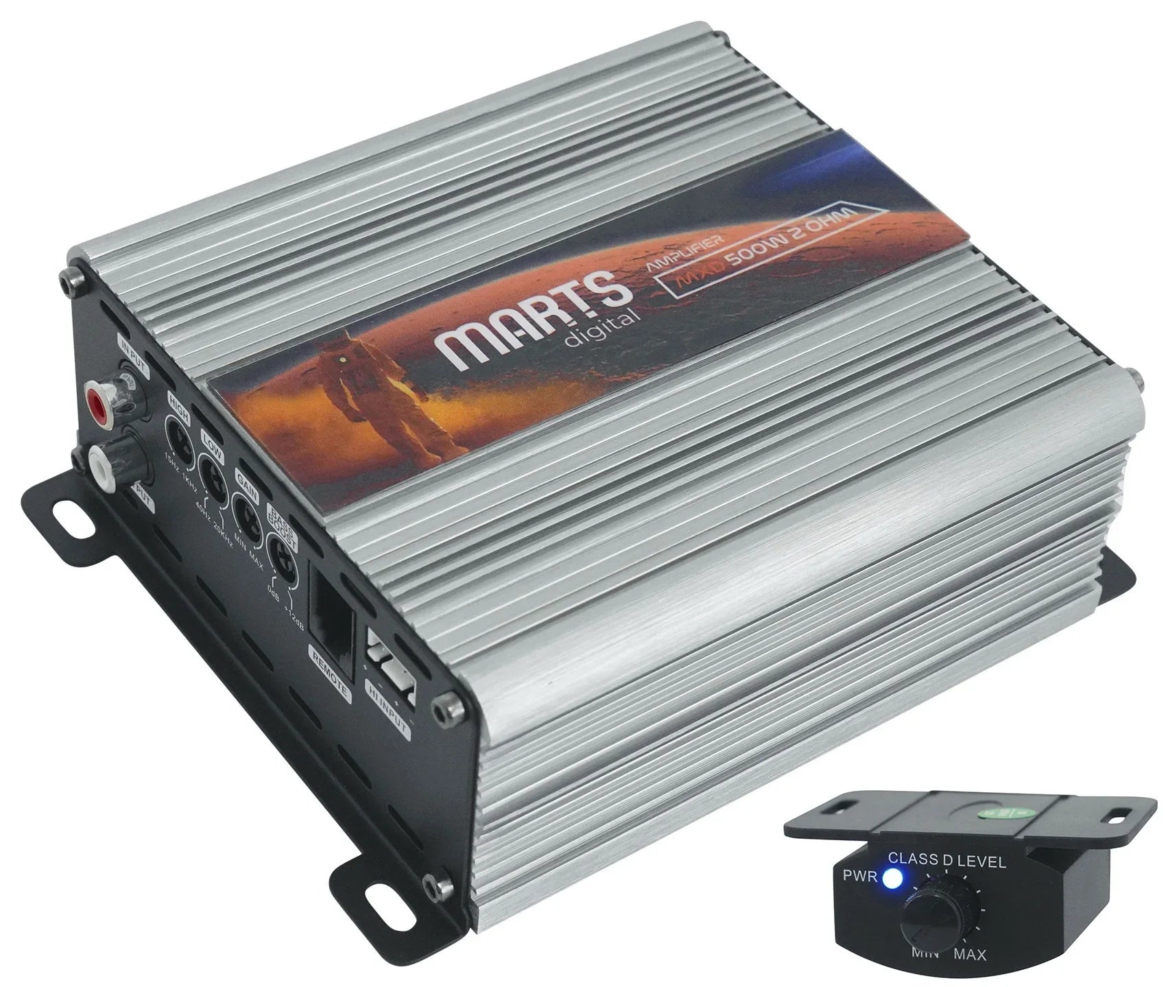 Marts Mono RMS OHM MXD Amplifier+Bass Remote+Amp 500w Car Digital 500 2 Kit
