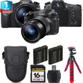 '-16GB + Warranty Cyber-shot + Yr Digital Battery DSC-RX10 Sony +1 IV Case Camera Extra
