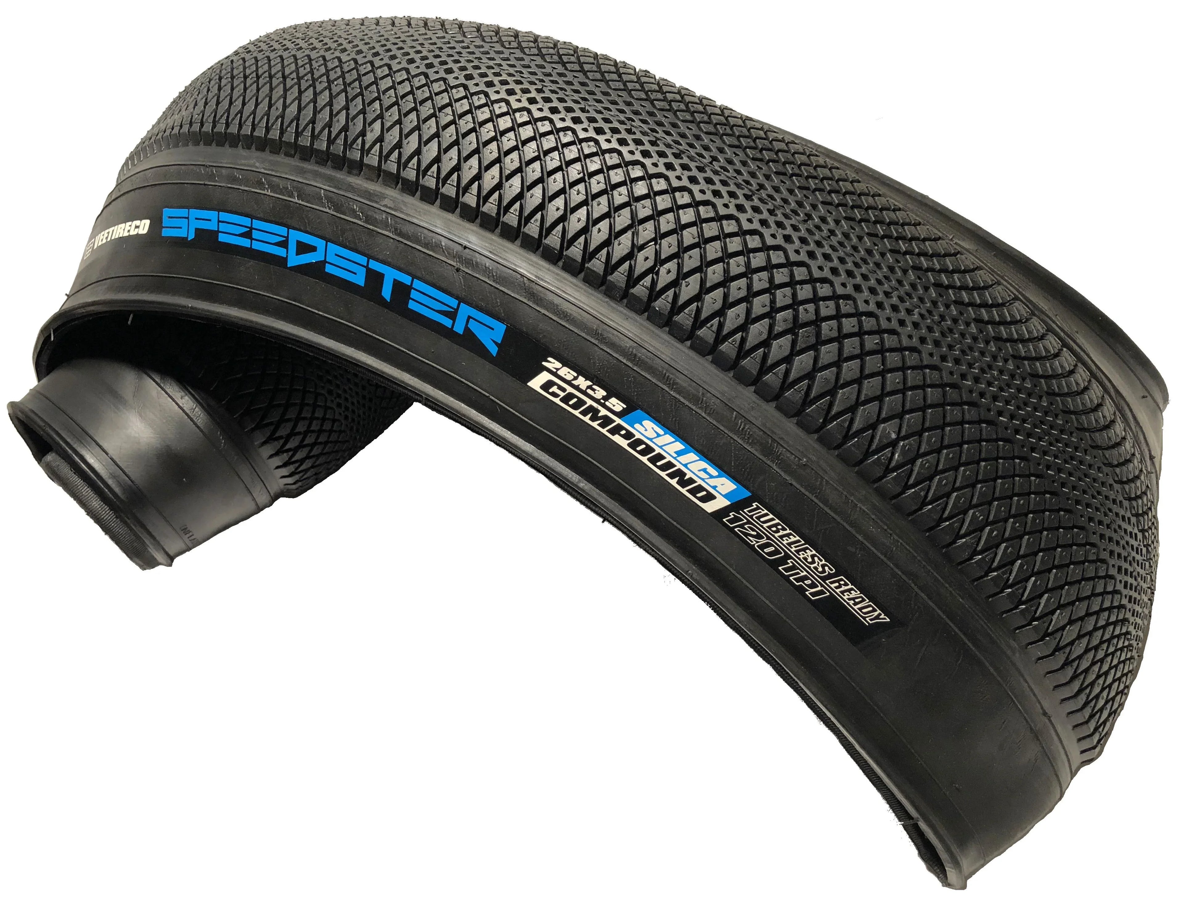 Speedster Compound 26x3.5 Tire 90-559 Silica Tire Vee Folding Bead Fat