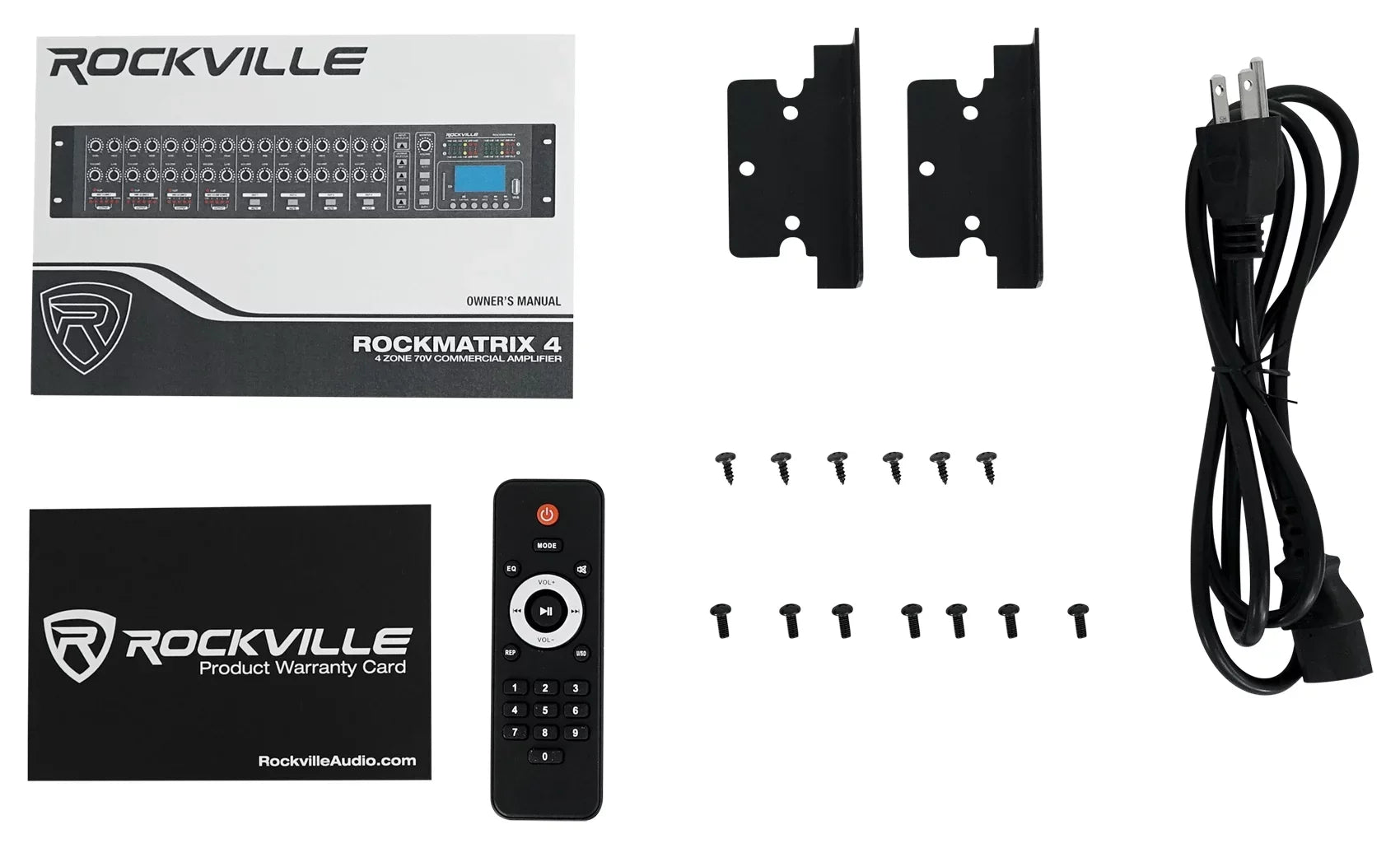 4-Zone Commercial Multi White Matrix Pendant Amplifier+(6) Source Speakers JBL