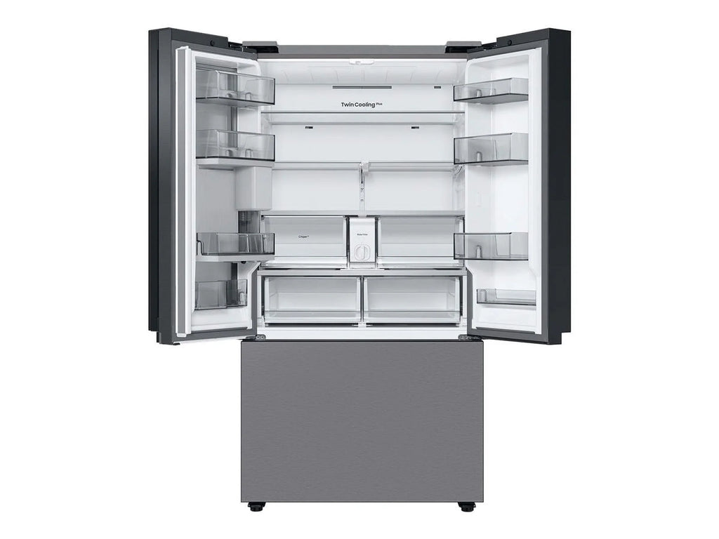 Door Samsung cu. with Center Beverage ft.) French 3-Door RF30BB6600QL Refrigerator (30 Bespoke