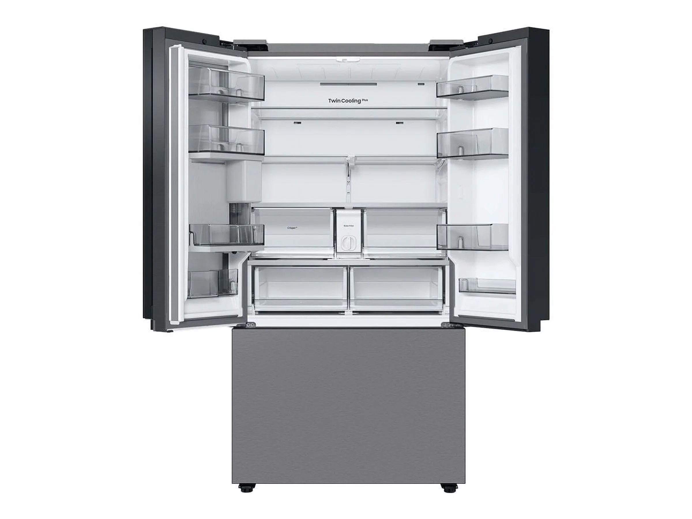 Door Samsung cu. with Center Beverage ft.) French 3-Door RF30BB6600QL Refrigerator (30 Bespoke