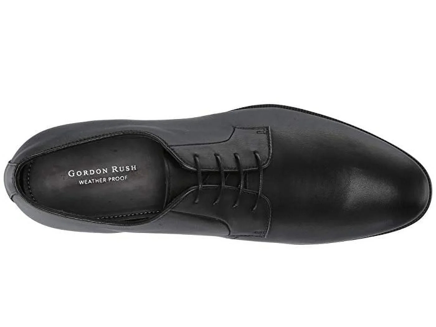 Shoes, Oxfords Leather 10 Plain-Toe BLACK Bailey Rush US Gordon