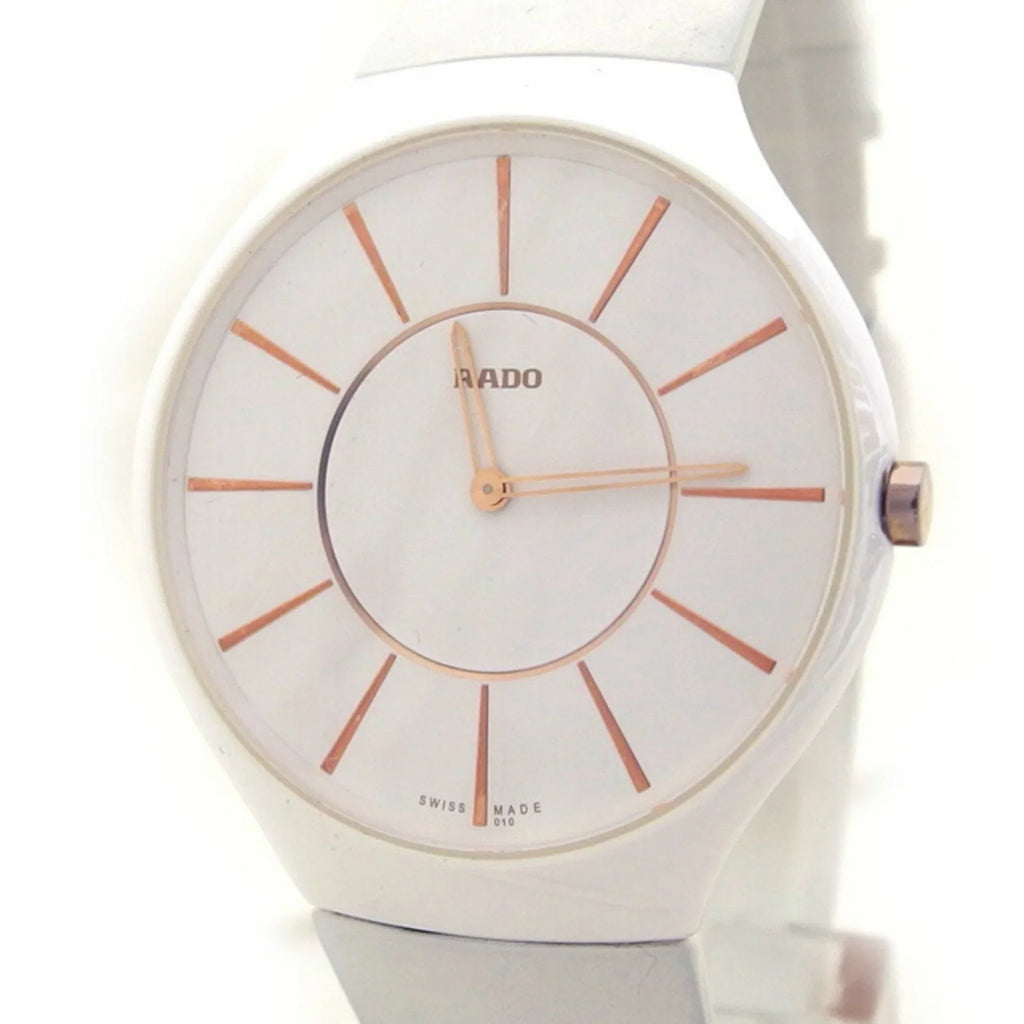 Pre-Owned Watch Quartz (Good) Thinline Men's True R27957109 White Rado