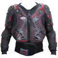 Body Armor - Red Jacket Full & CE Perrini Black Motorcycle Approved Medium