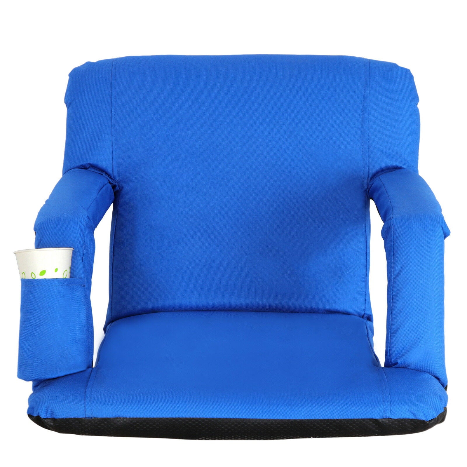 Water-resistant - Tiltable Stadium 10 Positions with Seat ZENSTYLE Durable Blue Cup Holder