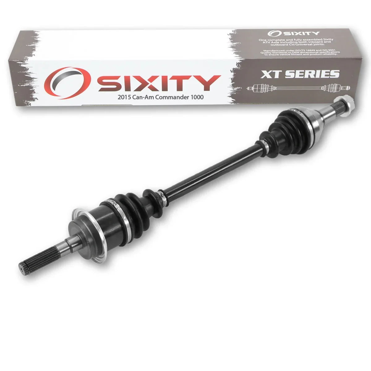 Right - Axle DPS Front Sixity 1000 compatible XT 4X4 XT with Can-Am 1000 2015 MAX Commander