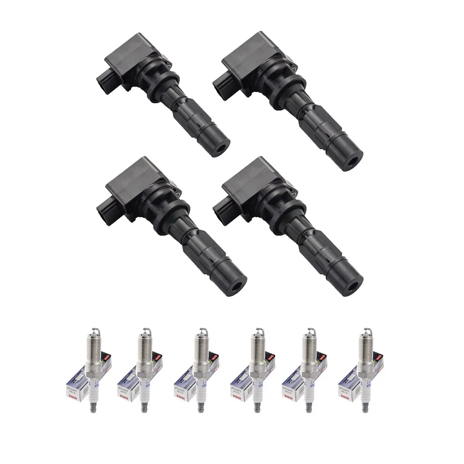 3 Coils UF604 Mazda Denso Mazda Spark 2008-2015 Compatible 2.5L Plugs ISA and Ignition 5 with 2.3L