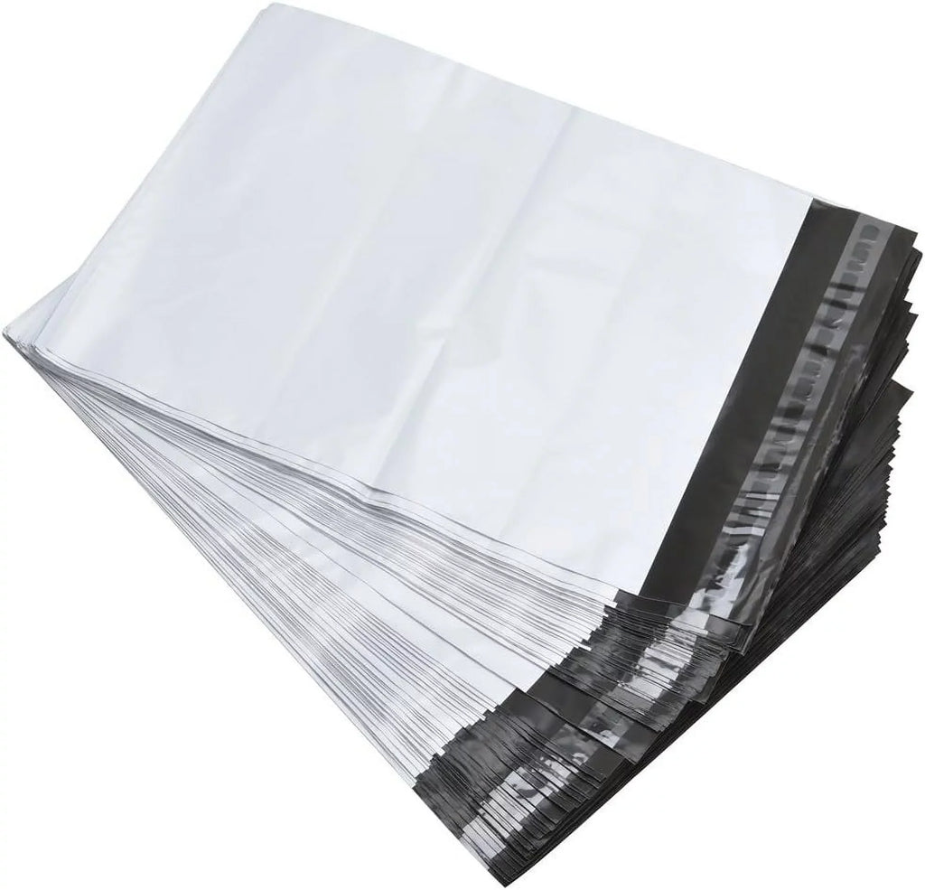 12x15.5 NefLaca 400 Pack Poly Mailers White