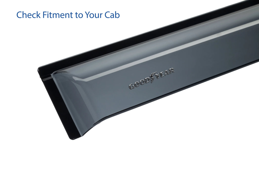 Window pcs Visors, Deflectors Tape-on Deflector, Window Car Ram Vent Goodyear ProMaster Guards, for GY008711 Shatterproof - Vent 2 2014-2024, Visor, Accessories, Rain