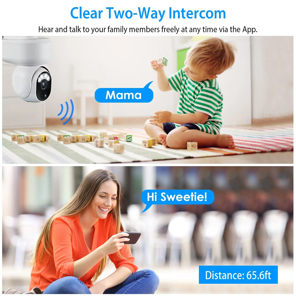 Outdoor Powered Camera Security Battery Audio for Light Wireless WIFI iMounTEK Solar Detection Night Vision Camera Surveillance Siren 2-Way Color 1080P Home Flood Human