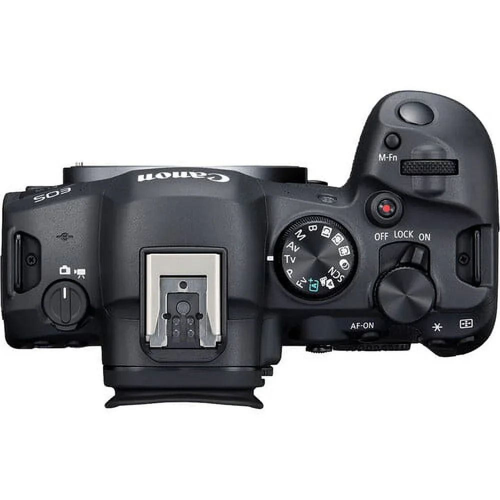Canon Charger EOS (5666C011) II Camera + + + Photo External Mirrorless More 64GB Card Memory Case 24-105mm Reader with Mark Battery R6 LPE6 Software + Card + Lens Corel f/4 + +