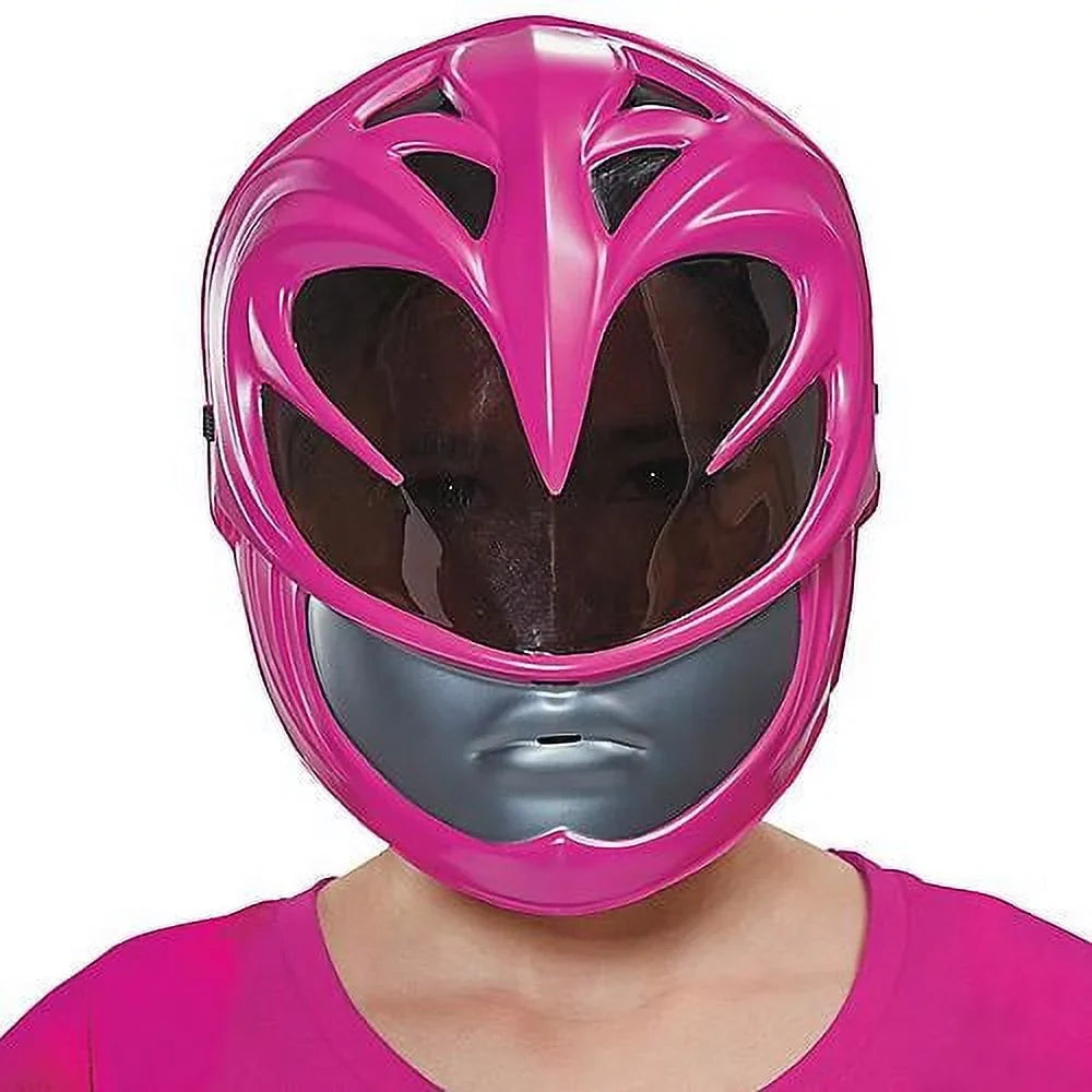 Movie Costumes - Ranger Mask Vacuform 2017 Morris Pink Rangers Power Child's