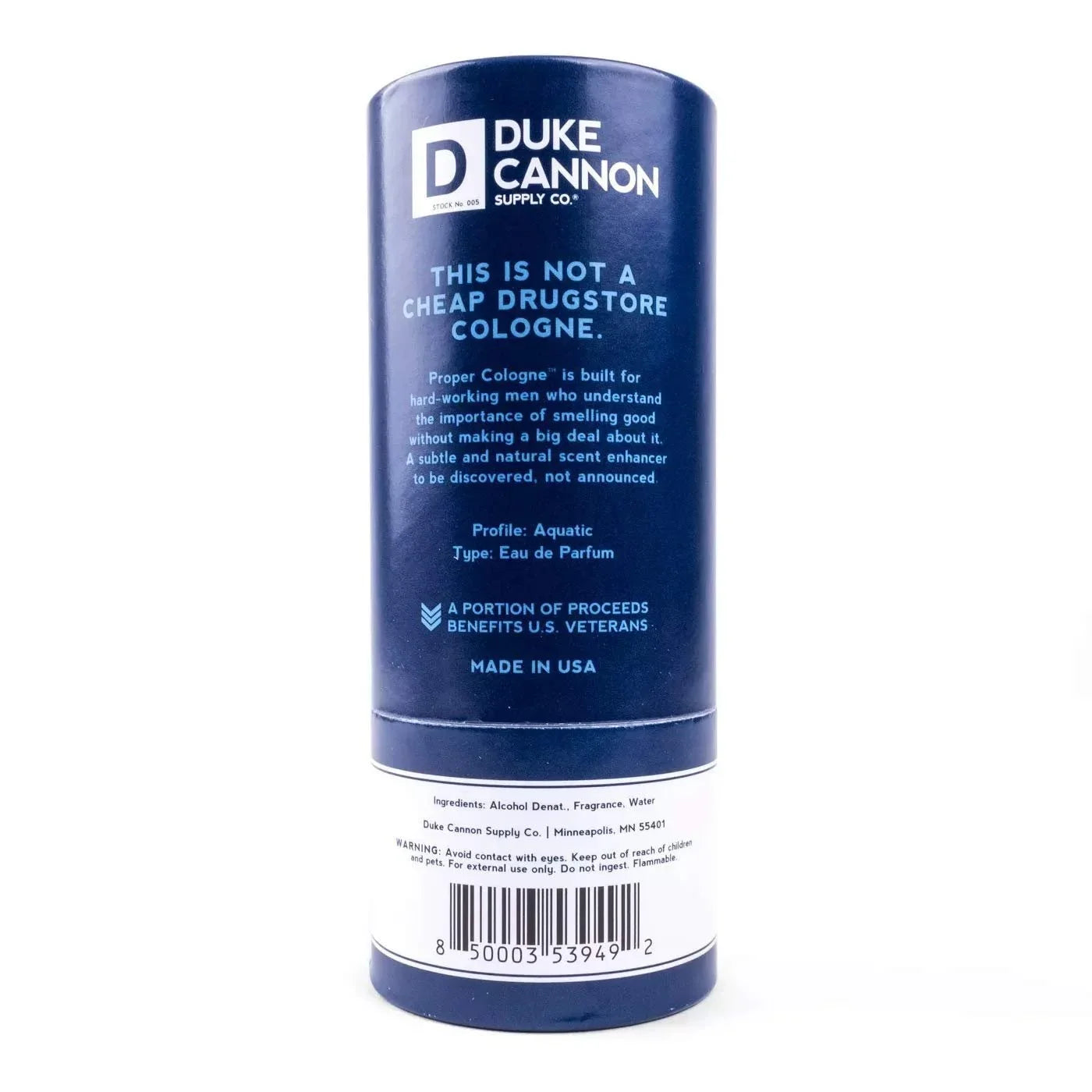 1.7 de Oz Huron/Eau for Proper Fl Cologne, Parfum Duke Co. Supply Men - Cannon