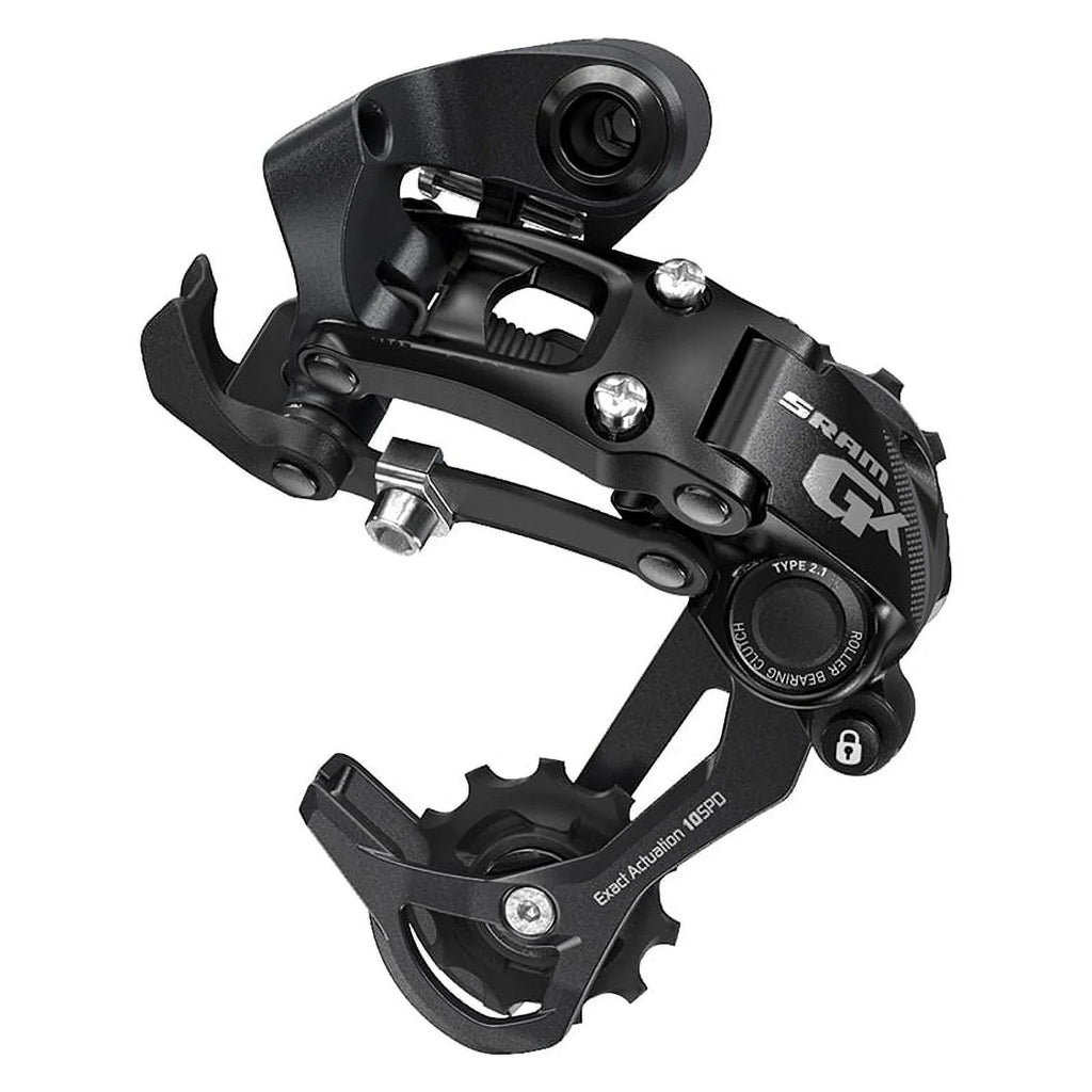 Speed, - Derailleur GX 10 Black SRAM Rear Medium Cage,