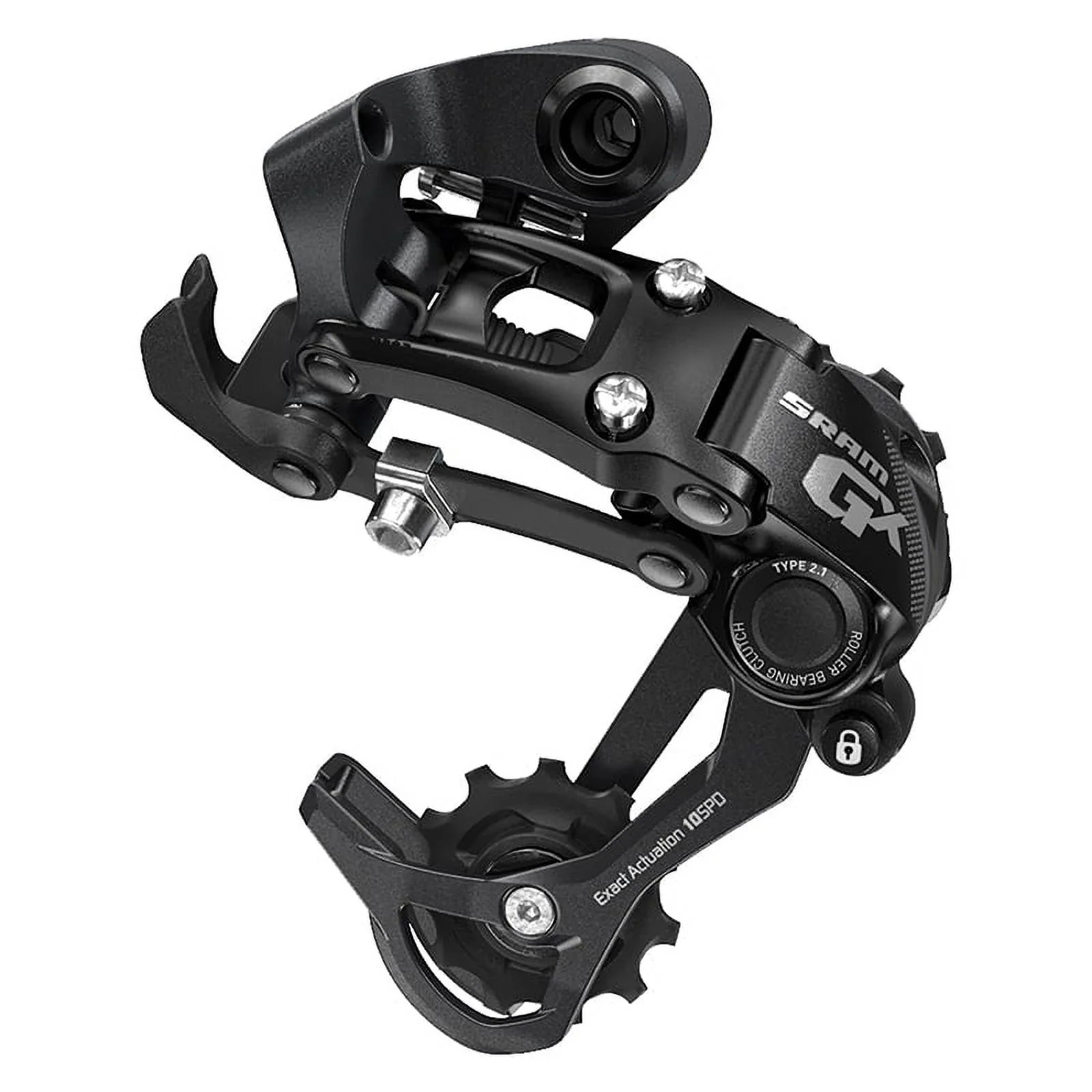 Speed, - Derailleur GX 10 Black SRAM Rear Medium Cage,