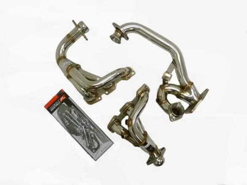 Long Ford 1995 1999+ Stainless 1999 Header Tube OBX-RS to Mercury Cougar 2.5L Mystique, Contour/ Mercury V6 For Fitment