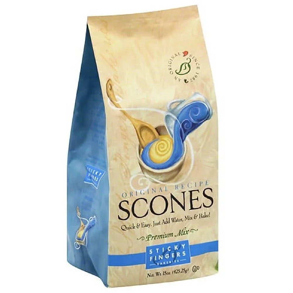 15 Bakeries Mix, Scones Original of Recipe (Pack 6) Sticky Fingers oz,