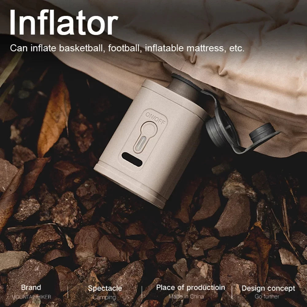 Pump Multifunctional Inflator Inflatable Mattress Cordless Outdoor Electric Pump Tickas Inflator and Portable Dual-use