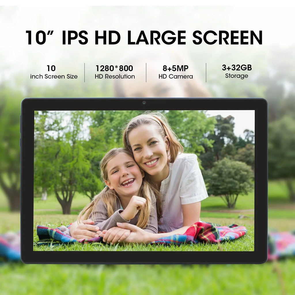 RAM 11 10 1280x800 with ROM Storage Tablet Tablet Android Bluetooth Camera, inch with 32GB PC, WiFi6,3GB weelikeit 5MP+8MP Stylus(Blue) Tablet IPS 5.0, Display, AX