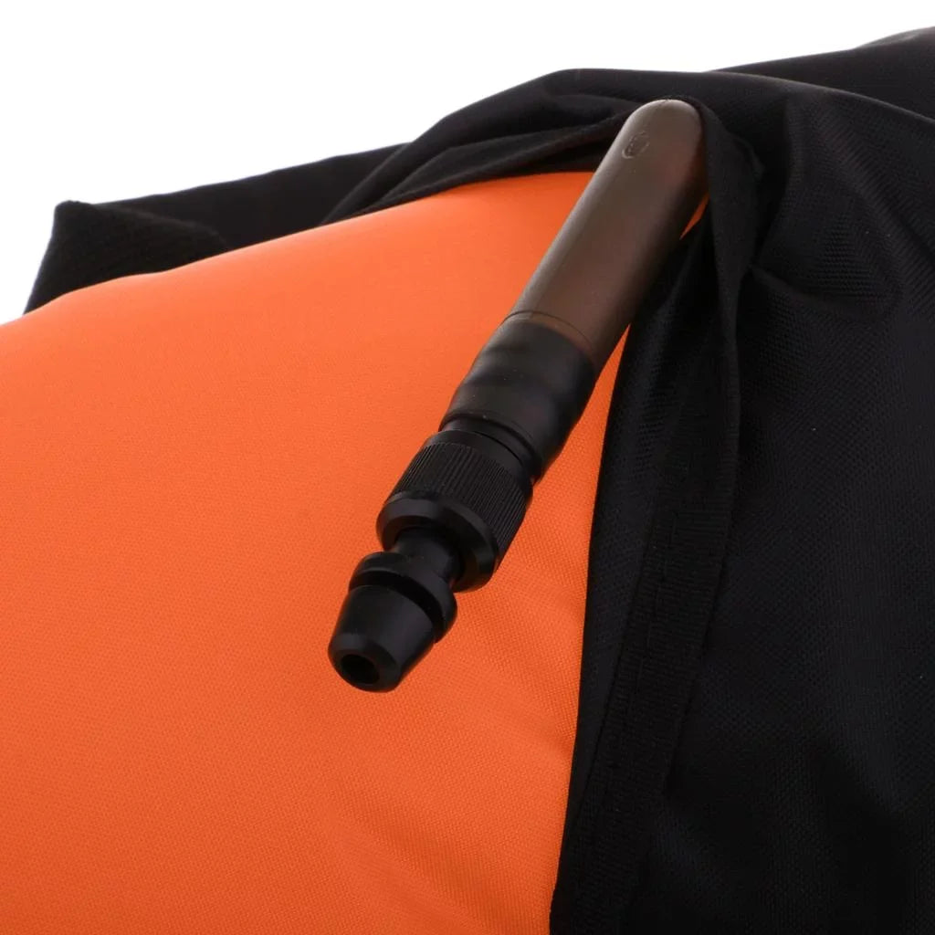Oral Buoy 20m Float Diver Snorkeling, Diving , Flag, D-, Inflator High with Safety Scuba Freediving Visible Spearfishing,