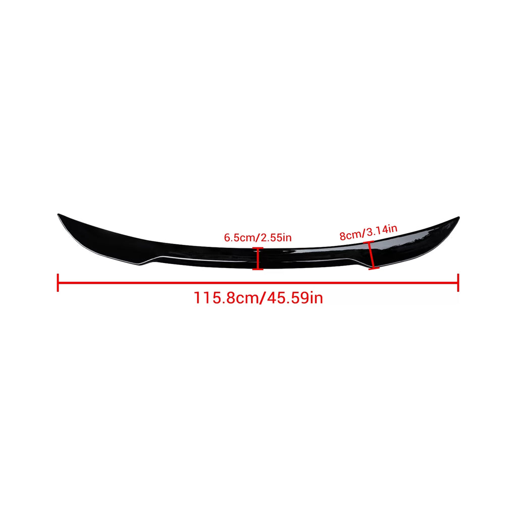 11th NINTE ABS Wing Trunk 2022-2023 Spoiler Civic Rear Honda Tail Black Gloss for Hatchback