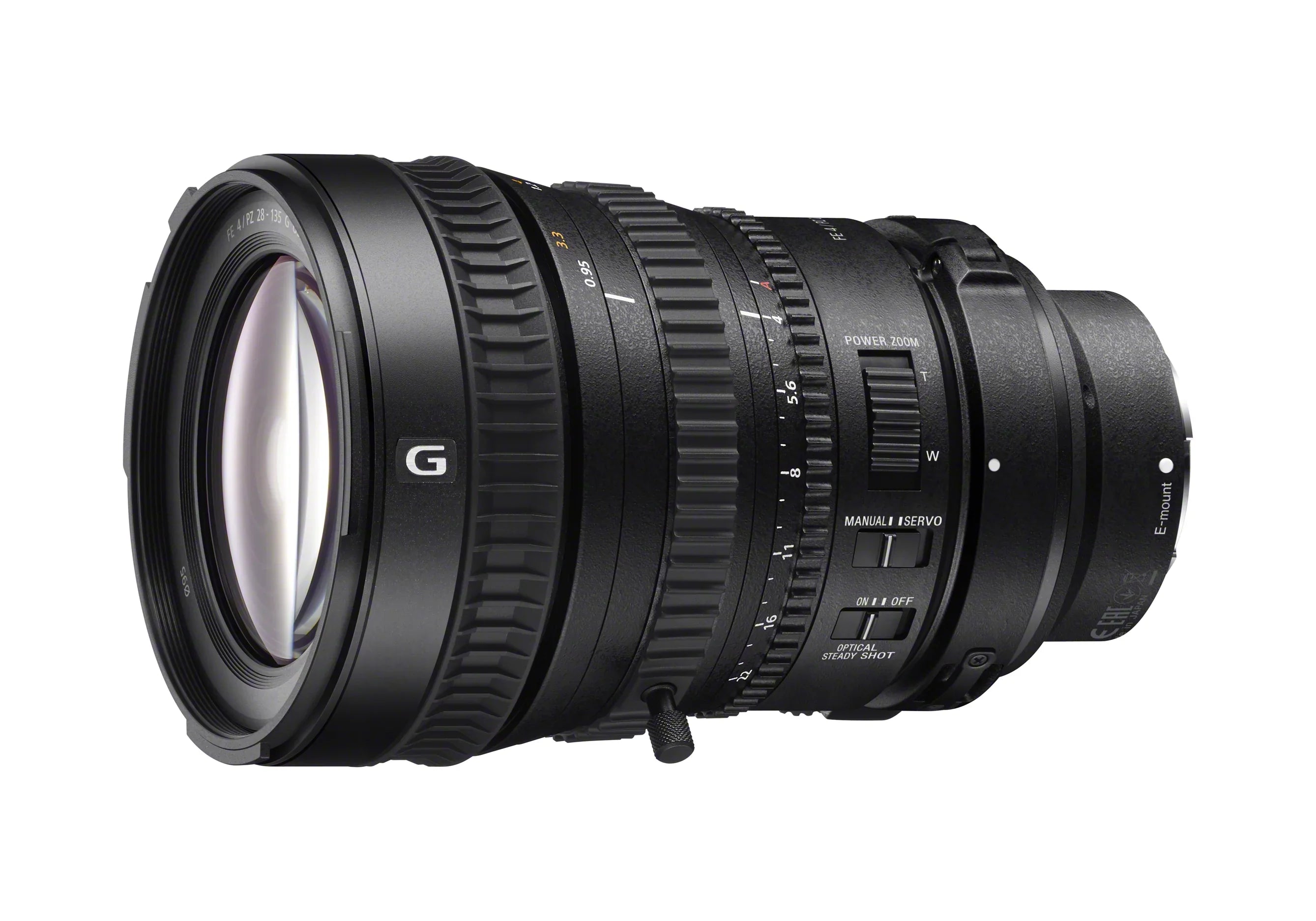 G PZ F4 SELP28135G Lens OSS FE Power E-mount Zoom 28-135mm