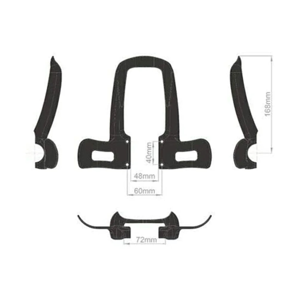 Trial/Triathlon Carbon Controltech Aerobar Impel #WH1852 Clip-on TT Deco UD Gray Time