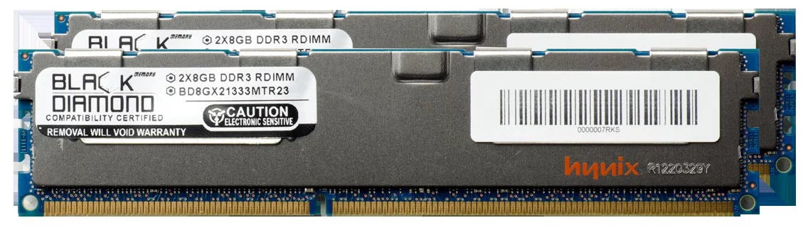 Memory RAM Diamond 2X8GB DDR3 PC3-10600 SuperMicro for RDIMM Memory 16GB Upgrade 240pin 1333MHz 5000 Module SuperServer 5016I-MRF Black