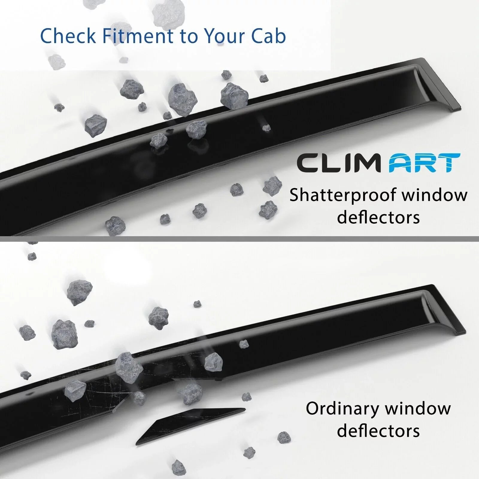 Rain - 4 Vent Incredibly Visors, for Vent CLIM Window Original Deflector, Window Durable pcs. 2013-2023, 613268 Buick Deflectors, in-Channel ART Guards Encore