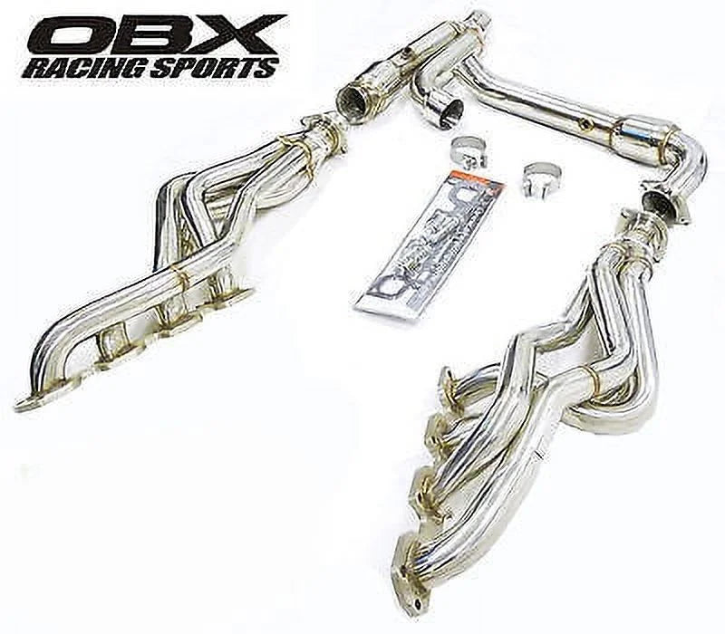 Long 03 Tube 1500 OBX-RS thru Fitment 2WD Header 04 Ram For Dodge Hemi 5.7L Catted