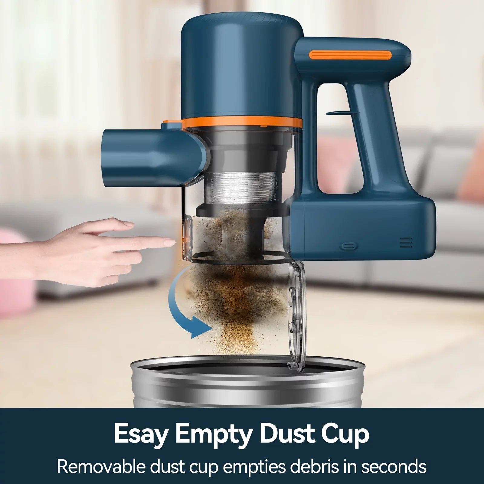 Pet Floor Home mAh Carpet Battery, Cordless Powerful Vacuum 6-in-1 up Vacuum M5 Hard Runtime, Cleaner for 2200 with Cleaner, Mins to Wnkim 35 Lightweight Hair, Vacuum Stick