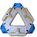 ALEKO IFI6P Island Raft Coolers Floating Person - 6 Holders Lounge with and Cup Inflatable