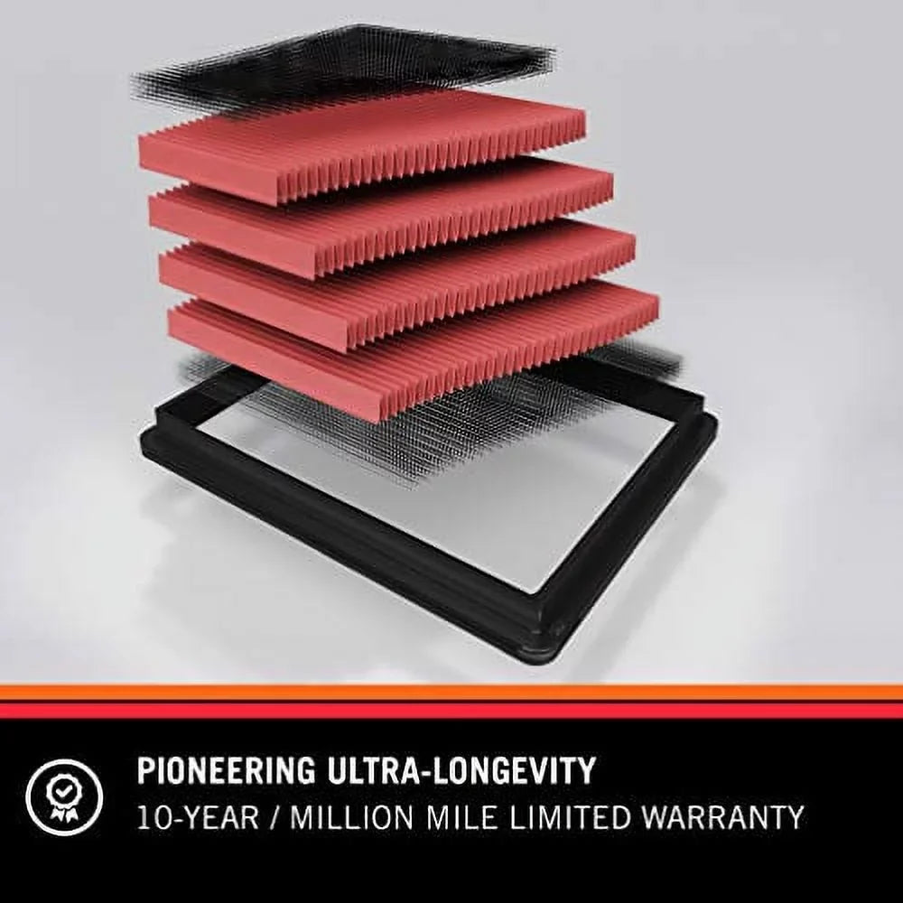 Voyager, Routan), K&N & Premium, Filter: Air Country Town High Van, Filter: Performance, Cargo 2011-2019 Van, Engine Replacement (Grand 33-2462 Dodge/Chrysler/Lancia/Ram/Volkswagen Washable, Caravan,